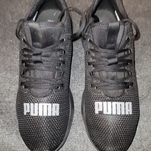 Puma Mens 10 Cell Vive 195424-02 Black Running Shoes Sneakers Size 10...GENTLY U
